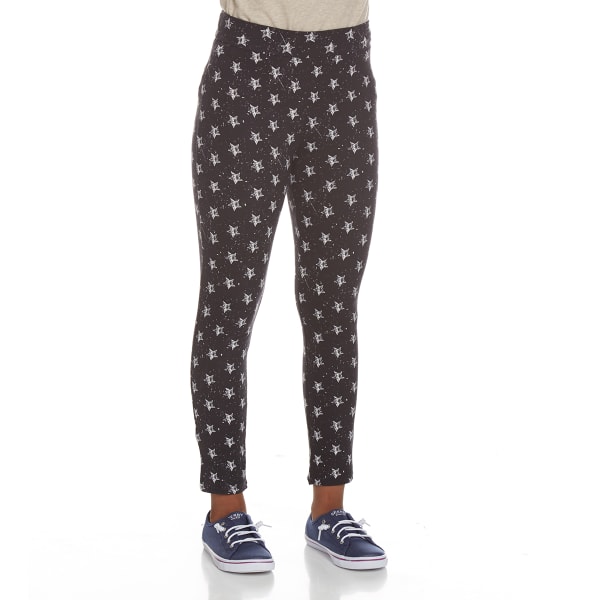 POOF Girls' Peached Star Print Leggings