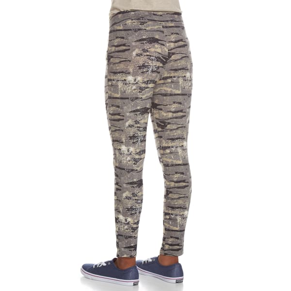 POOF Girls' Peached Camo Print Leggings