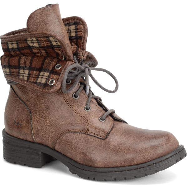 B.O.C. Women's Saturn Lace-Up Boots, Latte/Plaid