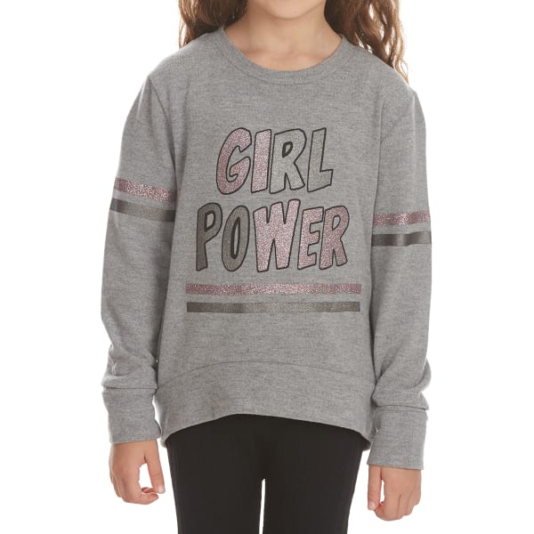 FREESTYLE Girls' Girl Power Varsity Power Fleece Pullover