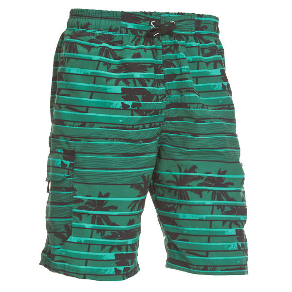 BLUE GEAR Men's Solid with Print Boardshorts