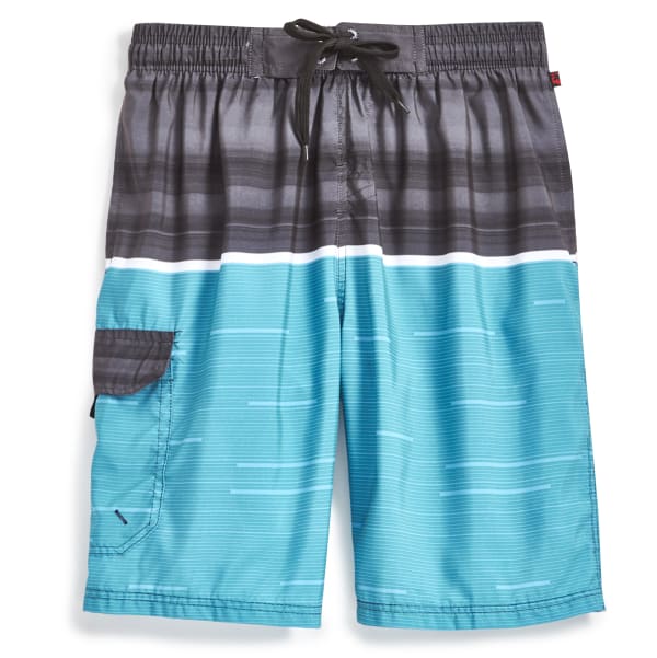 BLUE GEAR Men's Color-Block Boardshorts