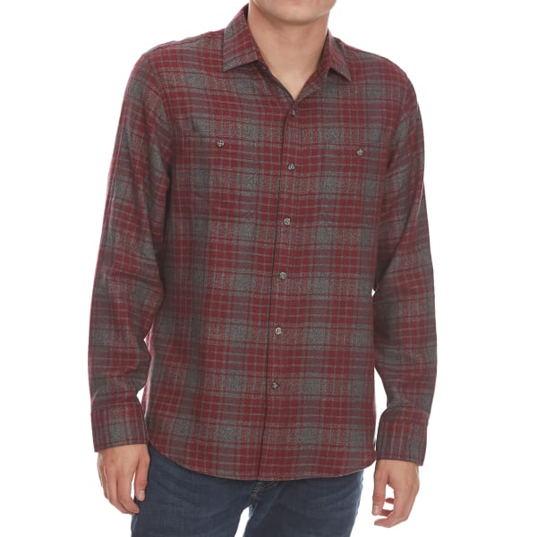 DOCKERS Men's Jaspe Woven Long-Sleeve Shirt