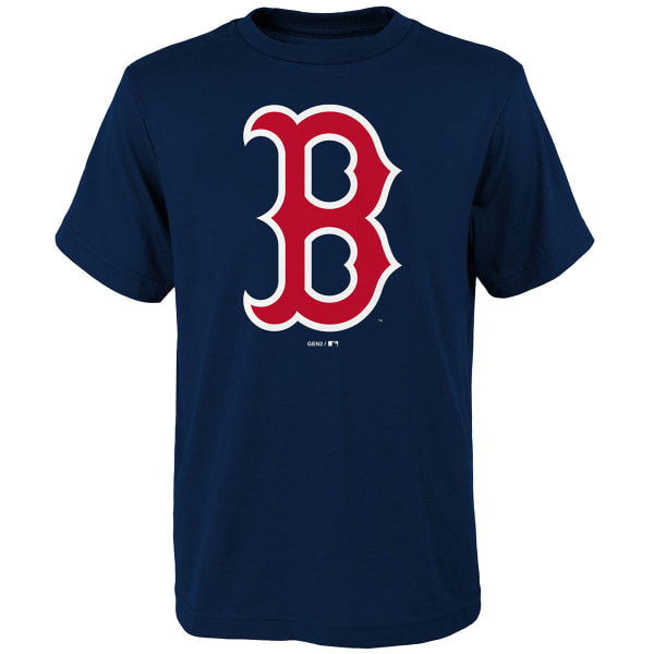 BOSTON RED SOX Boys' Primary Logo Shot-Sleeve Tee