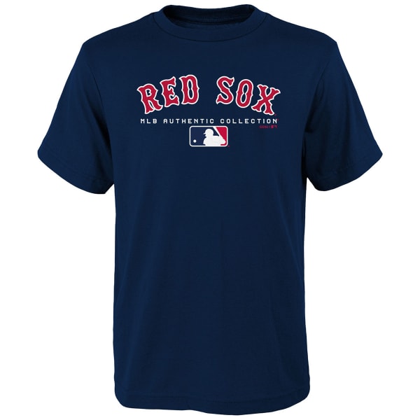 BOSTON RED SOX Big Boys' Authentic MLB Team Drive Short-Sleeve Tee