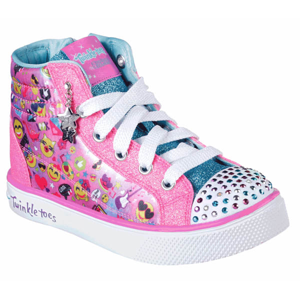 SKECHERS Little Girls' Twinkle Toes: Twinkle Breeze 2.0 - Emoji Magic ...