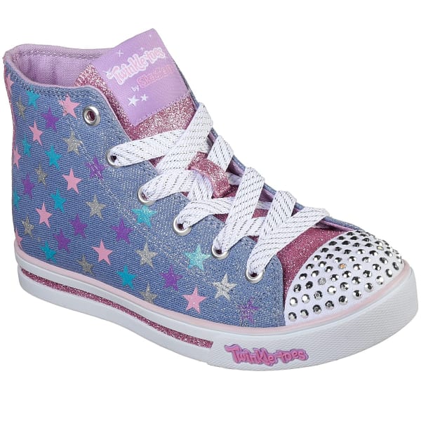SKECHERS Girls' Twinkle Toes: Sparkle Glitz Shiny Starz Light-Up ...