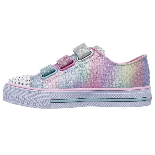 SKECHERS Toddler Girls' Twinkle Toes: Shuffles - Ms. Mermaid Sneakers