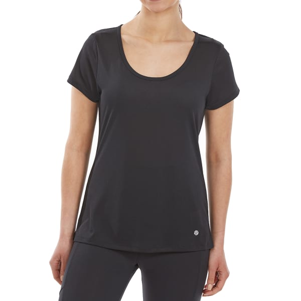 BALLY Women's Cage-Back Short-Sleeve Tee