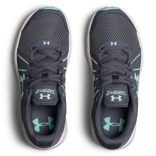 UNDER ARMOUR Women's Dash RN 2 Running Shoes, Grey/Mint