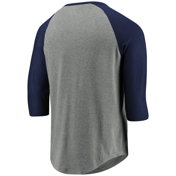 BOSTON RED SOX Men's This Season Tri Blend Raglan 3/4 Sleeve Tee