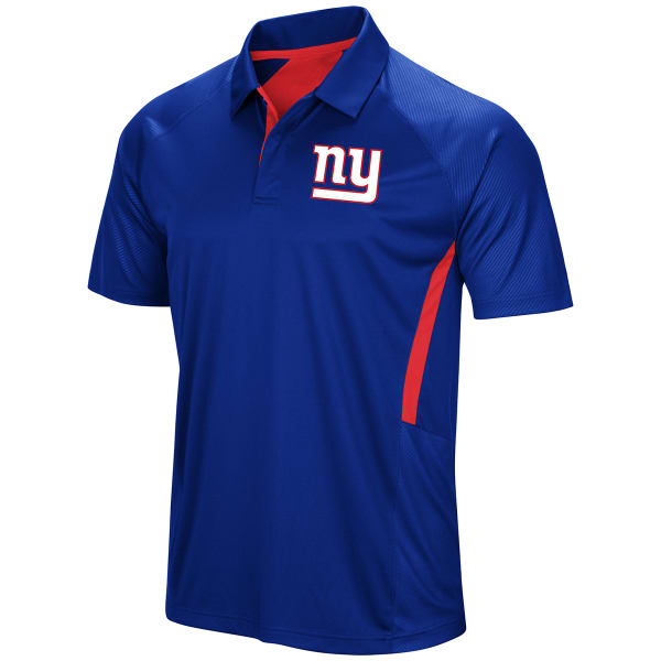 NEW YORK GIANTS Men's Game Day Club Poly Short-Sleeve Polo Shirt