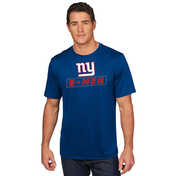 NEW YORK GIANTS Men's Edge Rush Poly Short-Sleeve Tee