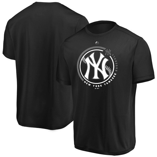 NEW YORK YANKEES Men's Winning Feeling Poly Short-Sleeve Tee