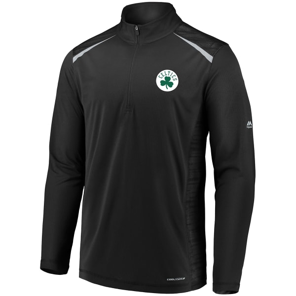 BOSTON CELTICS Men's Loose Ball Poly Half Zip Pullover