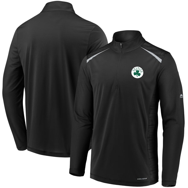 BOSTON CELTICS Men's Loose Ball Poly Half Zip Pullover