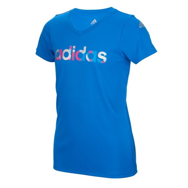 ADIDAS Girls' Logo Short-Sleeve Tee