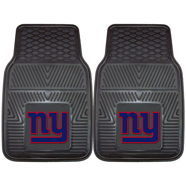 NEW YORK GIANTS Vinyl Car Mats, 2 Pack