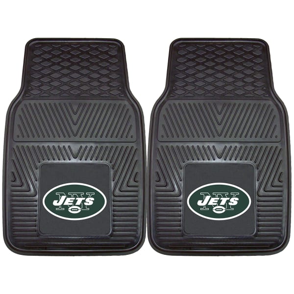 NEW YORK JETS Vinyl Car Mats, 2 Pack