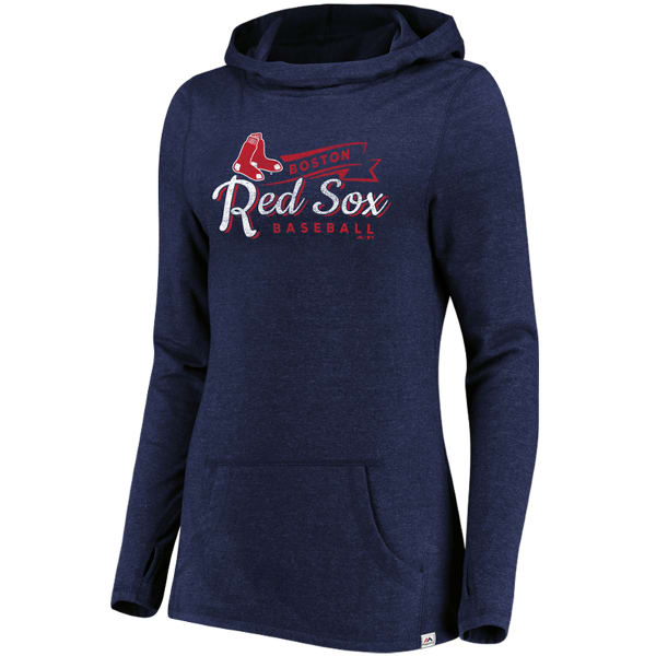 BOSTON RED SOX Women's Winning Side Funnel Neck Pullover Hoodie