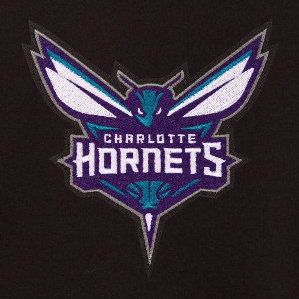 CHARLOTTE HORNETS Men's Reversible Fleece Hooded Jacket