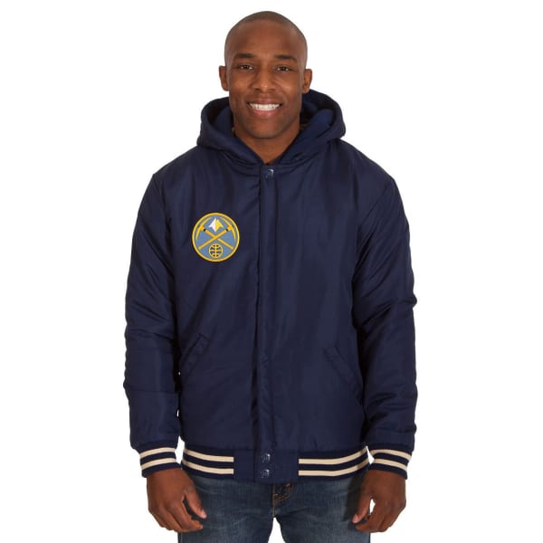 DENVER NUGGETS Men's Reversible Fleece Hooded Jacket