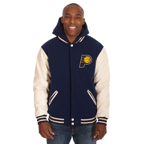 INDIANA PACERS Men's Reversible Fleece Hooded Jacket