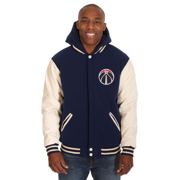 WASHINGTON WIZARDS Men's Reversible Fleece Hooded Jacket