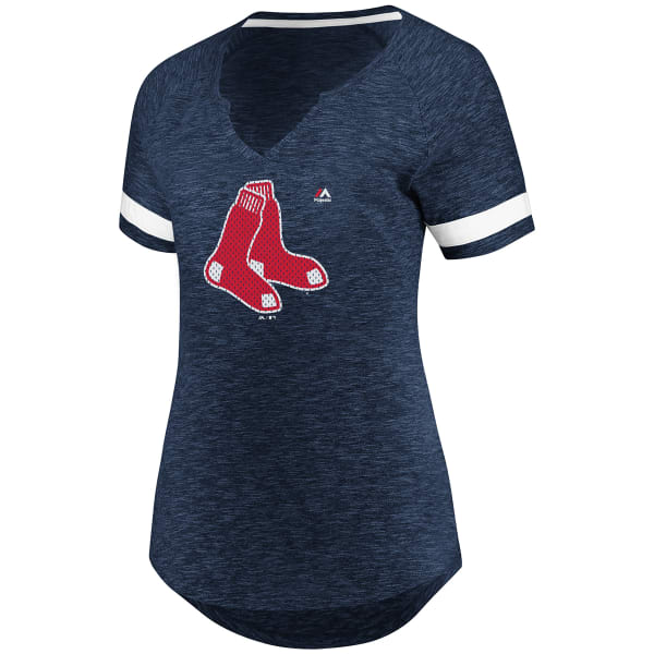 BOSTON RED SOX Women's Game Stopper Raglan Tee