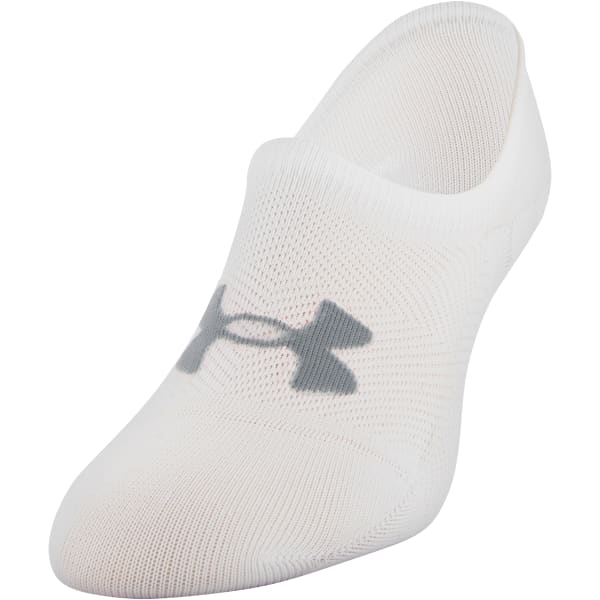 UNDER ARMOUR Women's Essential Ultra Low Liner Socks, 3-Pack