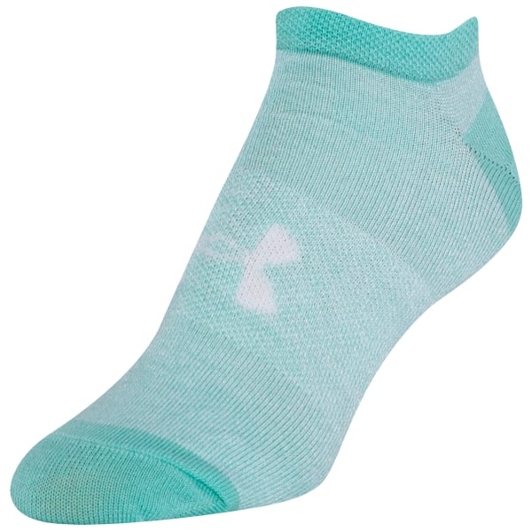 UNDER ARMOUR Big Girls' UA Essential No-Show Socks, 6-Pack