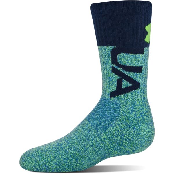 UNDER ARMOUR Big Boys' Phenom 3.0 Crew Socks, 3-Pack