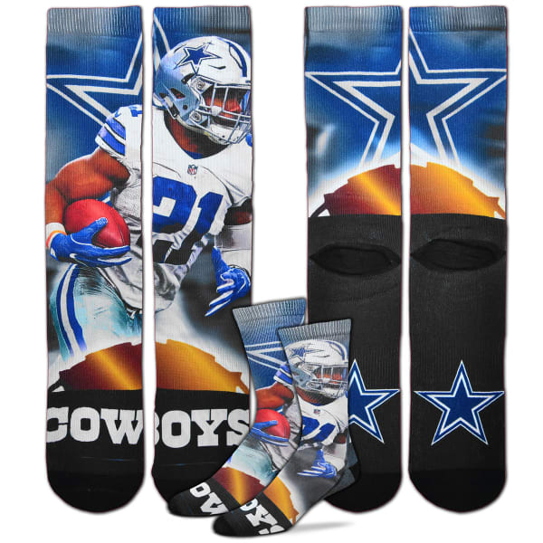 DALLAS COWBOYS Ezekiel Elliott City Star Player Socks