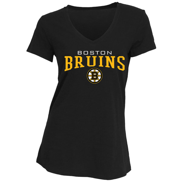 BOSTON BRUINS Women's V-Neck Short-Sleeve Tee