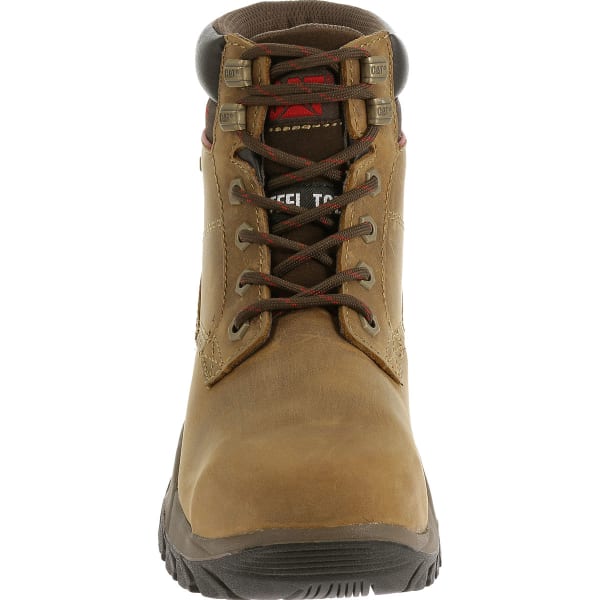 CATERPILLAR Women's 6 in. Dryverse Waterproof Steel Toe Work Boots, Dark Beige