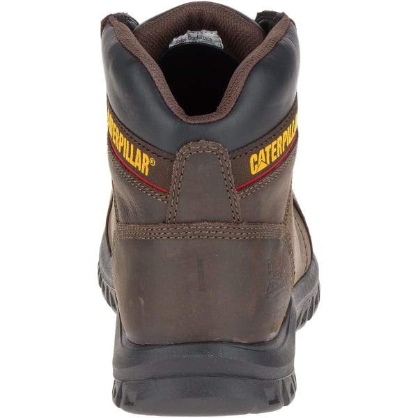 CATERPILLAR Men's 6 in. Outline Steel Toe Work Boots, Seal Brown