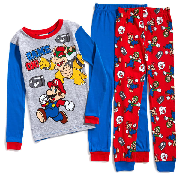 AME Boys' 3-Piece Super Mario Bros. Sleep Set