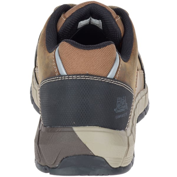 CATERPILLAR Men's Streamline Composite Toe Work Shoes, Dark Beige