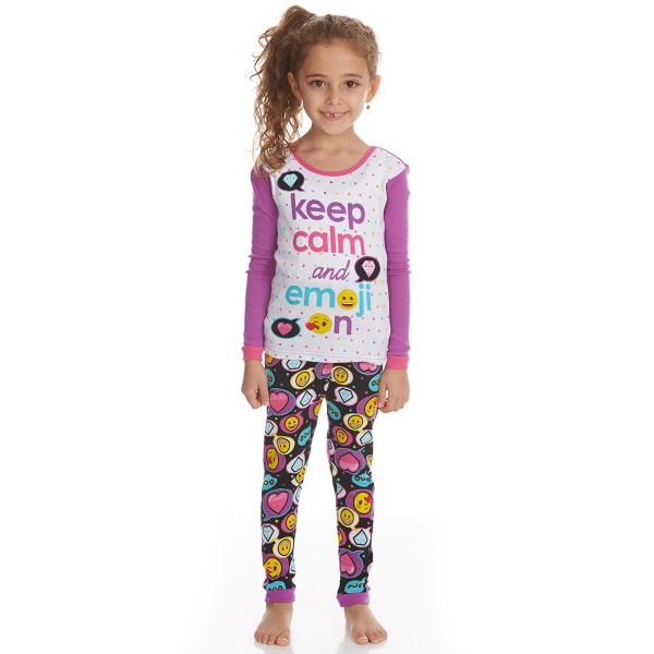 AME Girls' 3-Piece Emoji Sleep Set