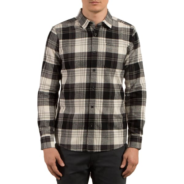 VOLCOM Guys' Caden Long Sleeve Flannel Shirt