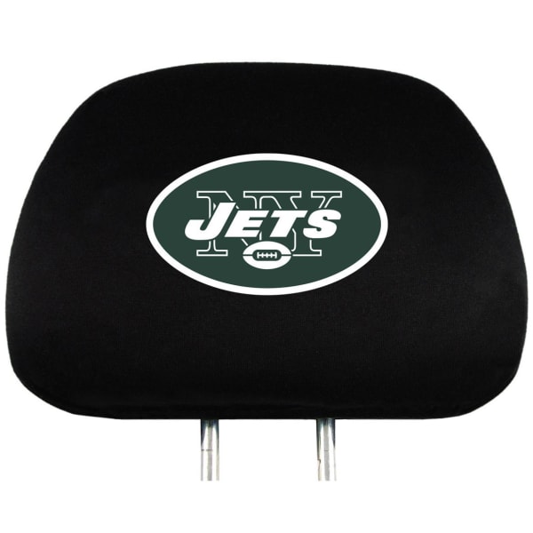 NEW YORK JETS Car Headrest Covers, 2 Pack