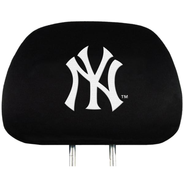 NEW YORK YANKEES Car Headrest Covers, 2 Pack