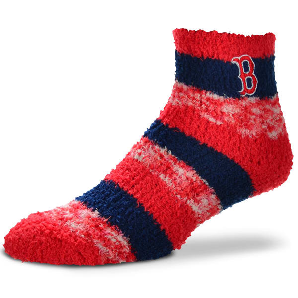 BOSTON RED SOX Women's Striped Soft Sleep Socks