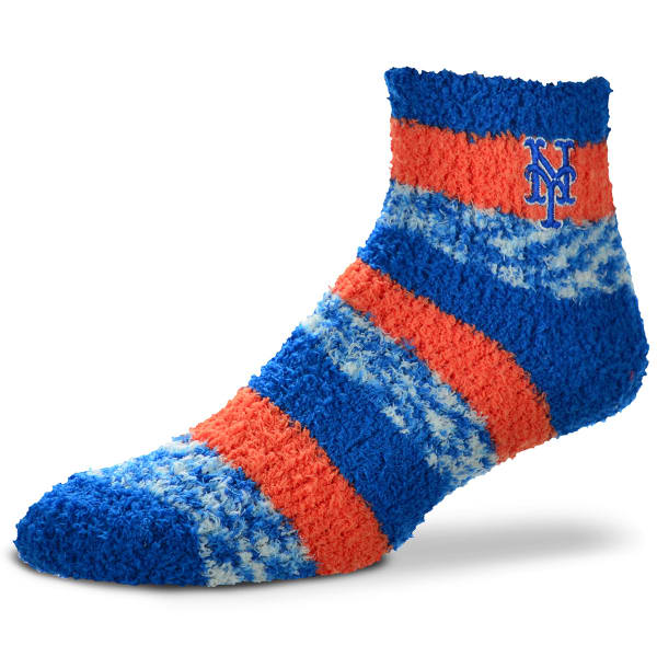 NEW YORK METS Women's Striped Soft Sleep Socks