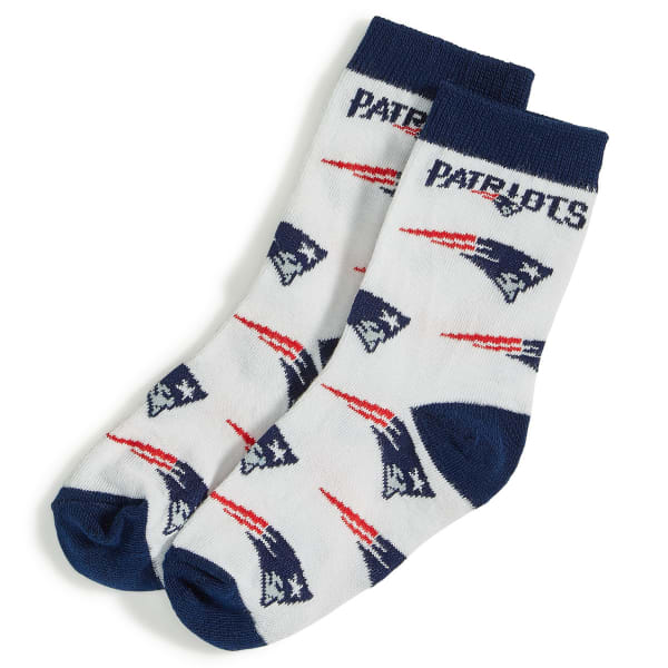 NEW ENGLAND PATRIOTS Youth All-Over Logo Socks