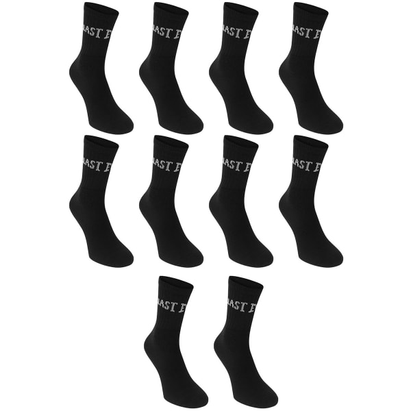 EVERLAST Men's Crew Socks, 10-Pack