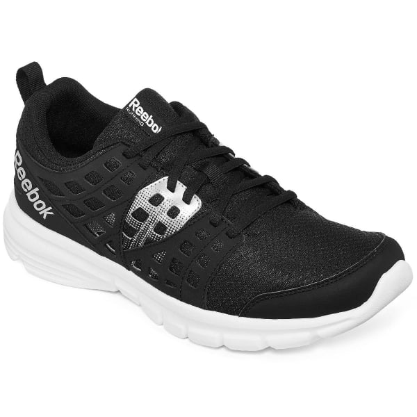 REEBOK Men's Speed Rise Running Shoes, Black/White