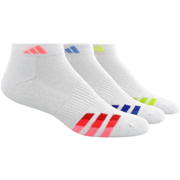 ADIDAS Women's Cushioned Variegated Low-Cut Socks, 3-Pack