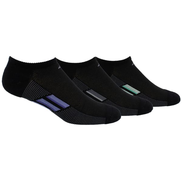 ADIDAS Women's Climacool Superlite Stripe No-Show Socks, 3-Pack