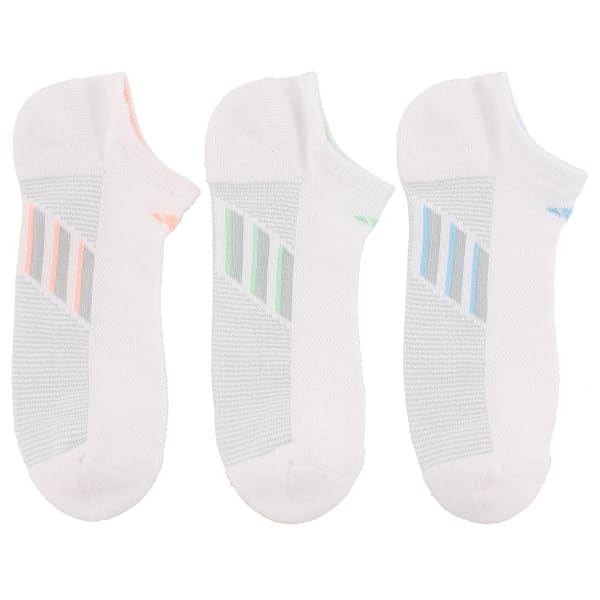 ADIDAS Women's Climacool Superlite Stripe No-Show Socks, 3-Pack